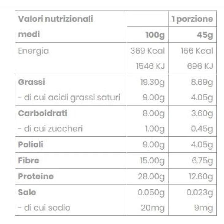 FeelingOk Start 1 Plum Cake Gusto Cacao 45g