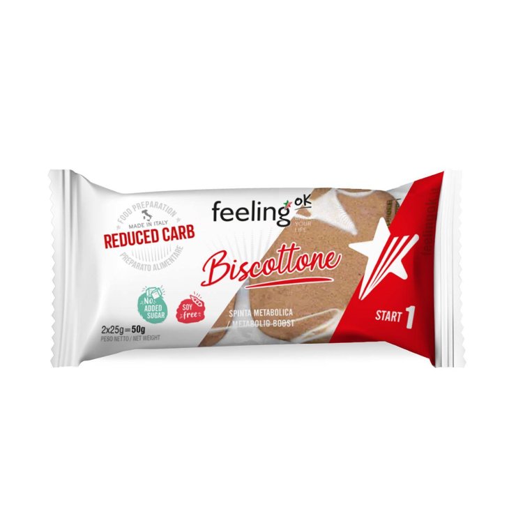 FeelingOk Start 1 Biscottone Gusto Vaniglia e Limone