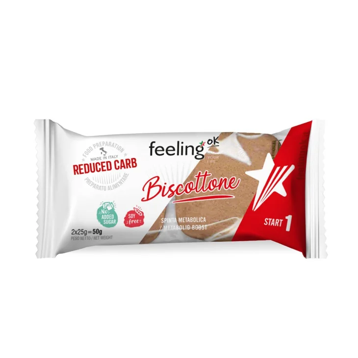 FeelingOk Start 1 Biscottone Gusto Vaniglia e Limone