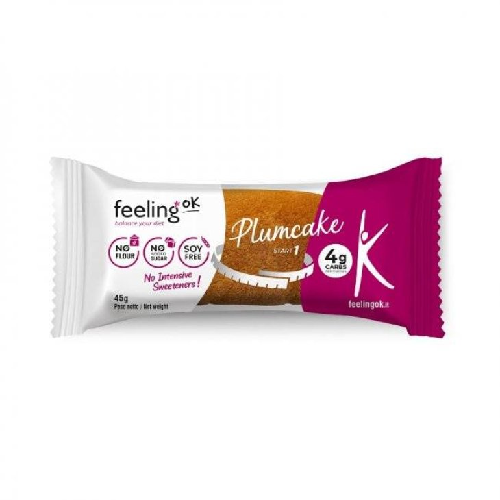 FeelingOk Start 1 Plum Cake Gusto  Vaniglia Limone 45 g