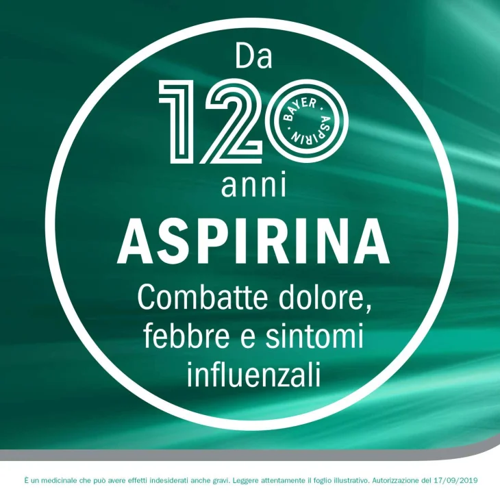 Aspirina 500 mg + 30 mg Influenza e Naso Chiuso 10 Bustine Granulato