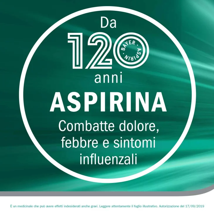 Aspirina 500 mg + 30 mg Influenza e Naso Chiuso 20 Bustine Granulato