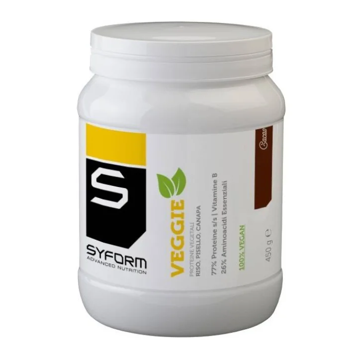 Syform Veggie Integratore di proteine vegetali gusto cacao 450 g