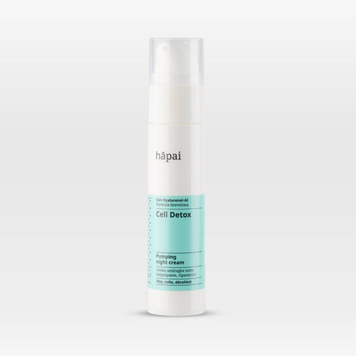 Hapai Cell Detox Pumping Night Crema Antirughe Rimpolpante