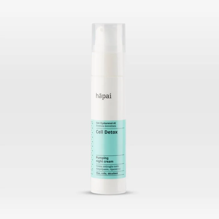 Hapai Cell Detox Pumping Night Crema Antirughe Rimpolpante