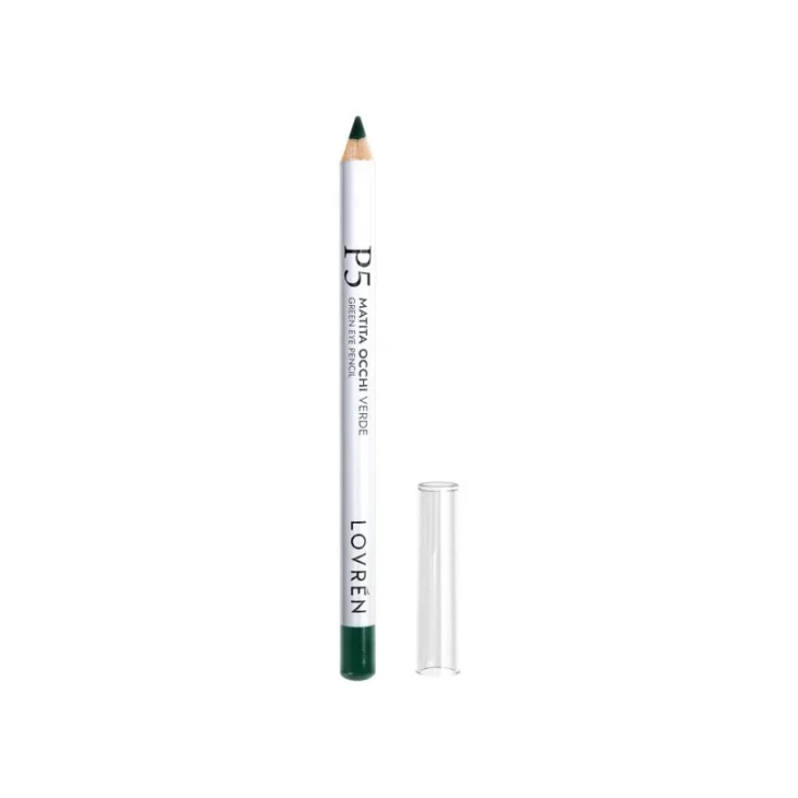 Lovren P5 Matita Occhi Verde per Linee Definite e Smoky Eyes