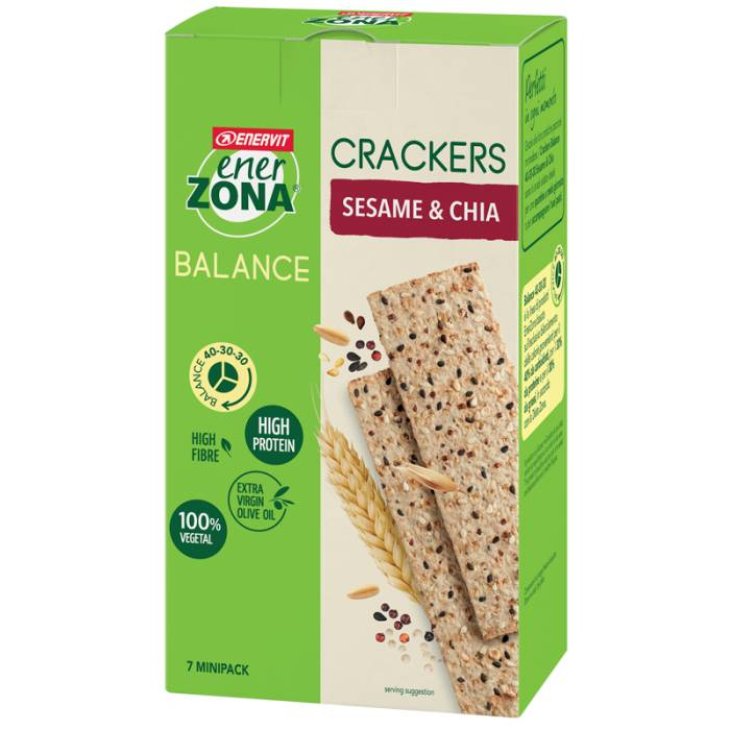 Enerzona Crackers Sesamo&Chia Minipack Snack Dietetico