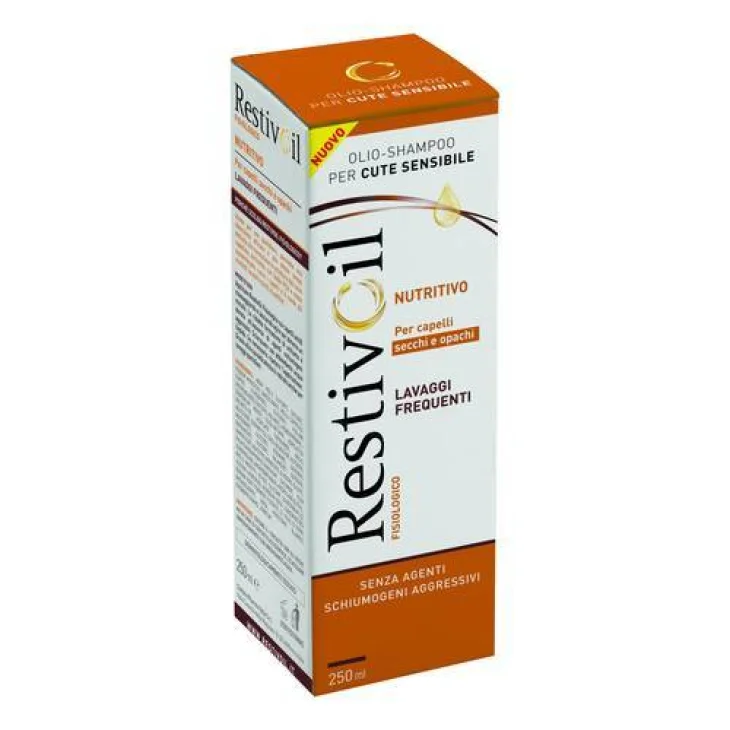 Restivoil Olio-Shampoo Fisiologico Nutritivo Capelli Secchi Lavaggi Frequenti
