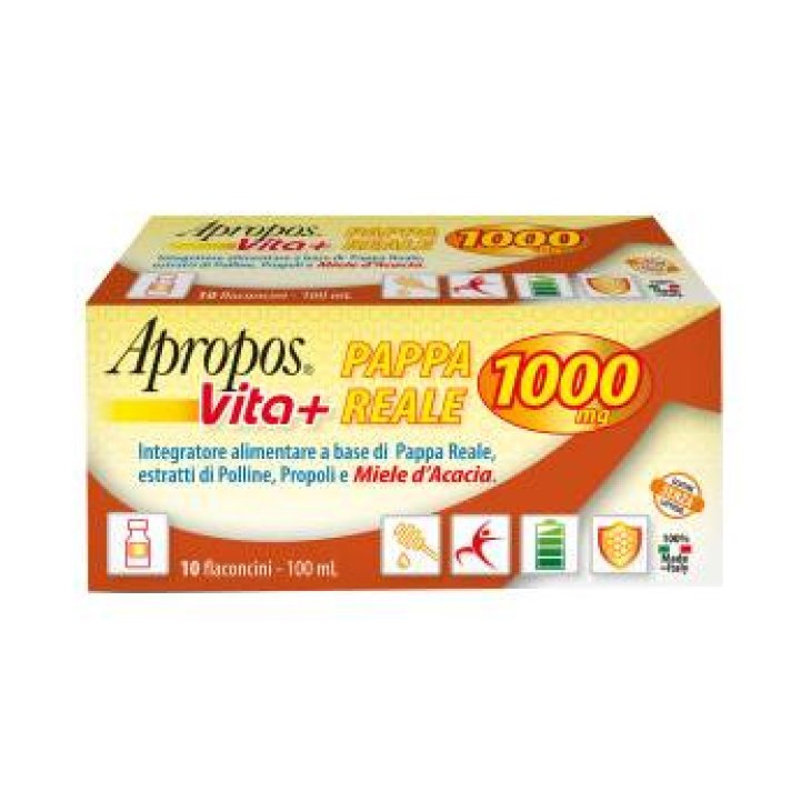 Apropos Vita+ Pappa Reale 1000 Mg Integratore Tonico e Ricostituente