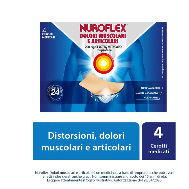 Nuroflex Dolori Muscolari e Articolazioni Cerotti Medicati
