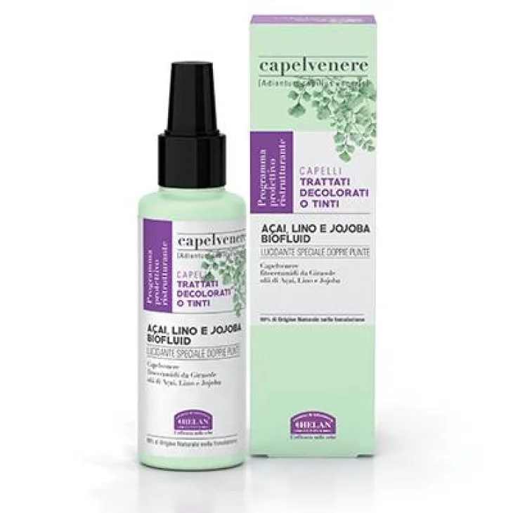 Helan Capelvenere Bio Fluid Açai Lino e Jojoba Lucidante Doppie Punte 100 ml