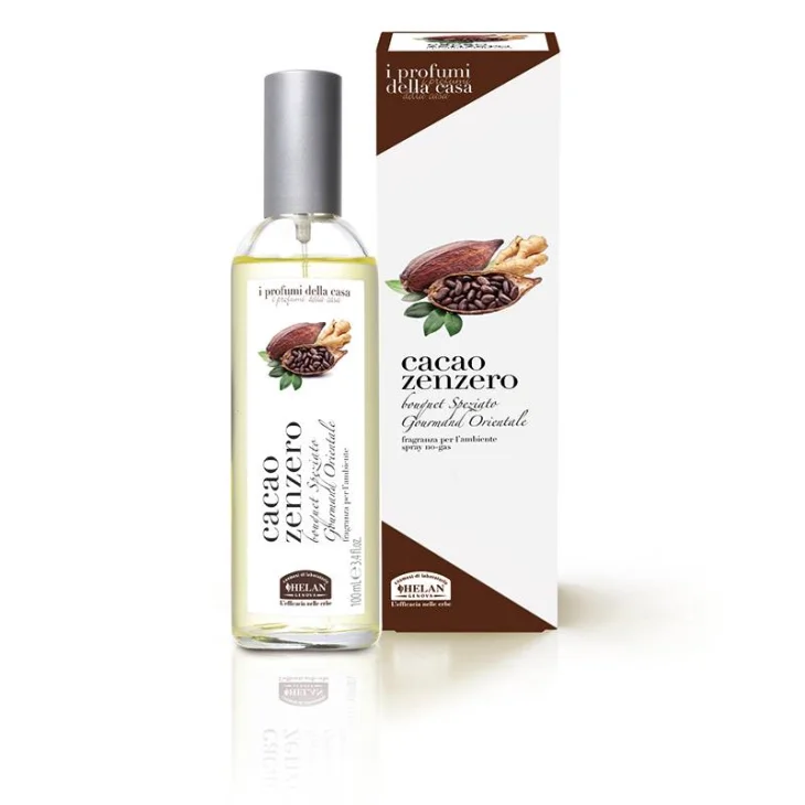 Helan Spray Aromatico per la Casa Cacao e Zenzero 100 ml