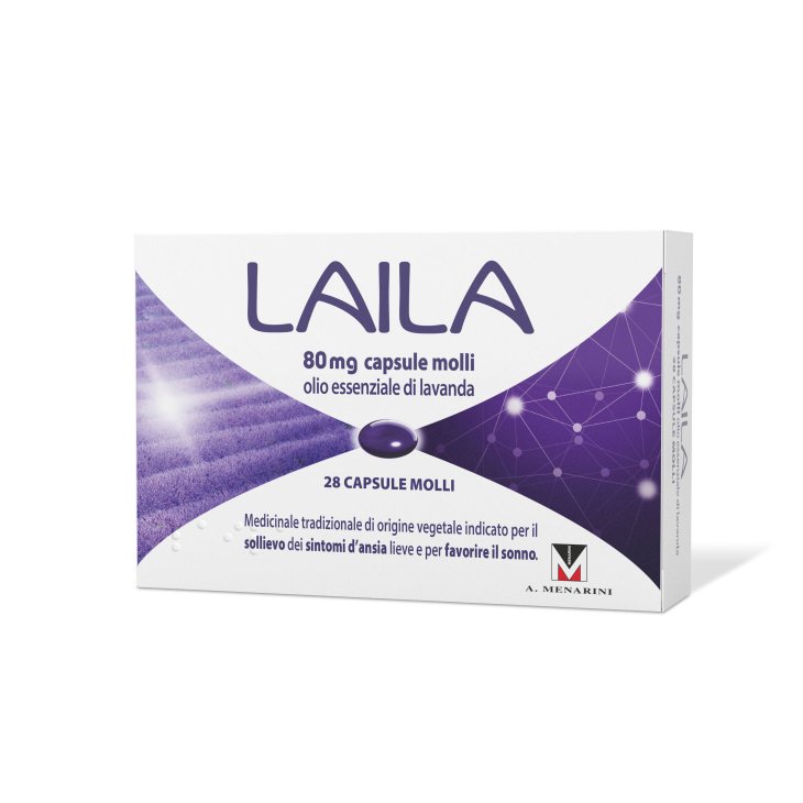 Laila combatte l'ansia lieve e favorisce il sonno 28 capsule molli