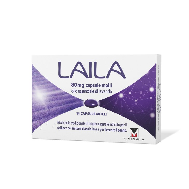 Laila capsule molli 80 Mg contro i sintomi dell'ansia 14 capsule
