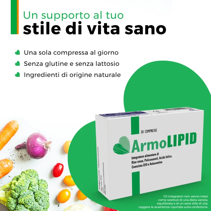 ArmoLipid Integratore per il Controllo del Colesterolo 30 compresse ArmoLipid Integratore per il Controllo del Colesterolo 30 compresse