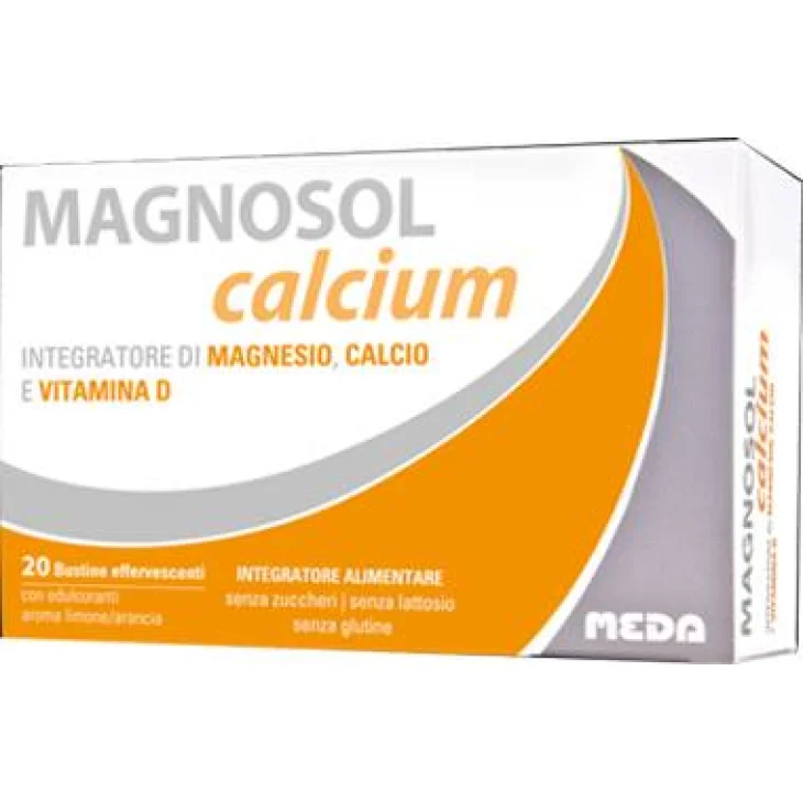 Meda Pharma Magnosol Calcium Integratore Calcio Magnesio E Vitamina D