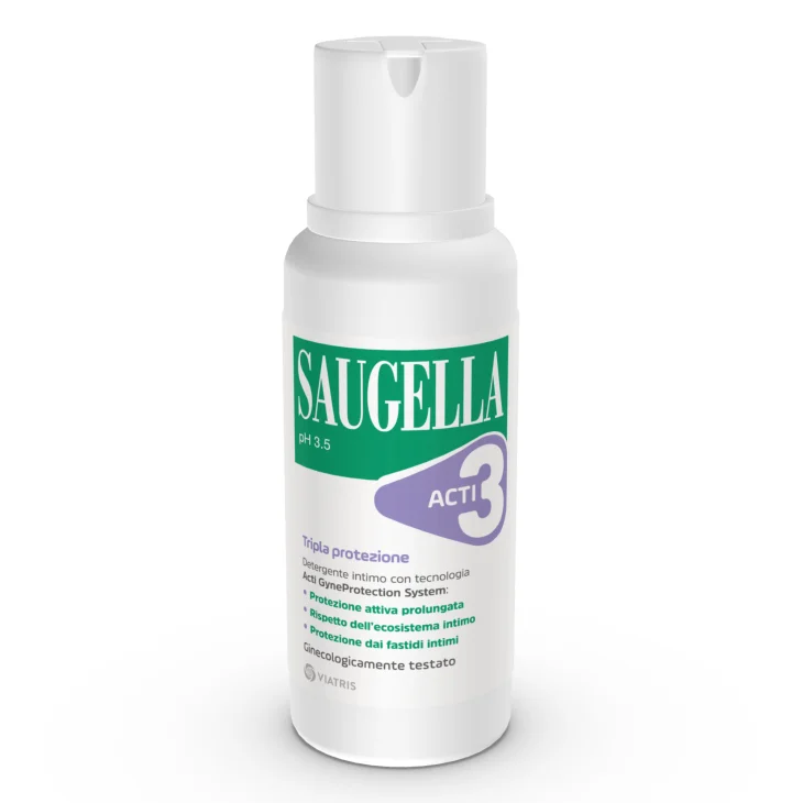 Saugella Acti3 Detergente Intimo Protegge 3 Volte
