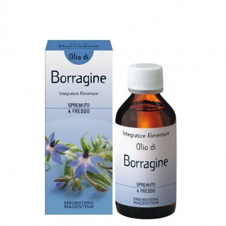 Erboristeria Magentina Olio Vegetale Di Borragine contro Invecchiamento Cutaneo