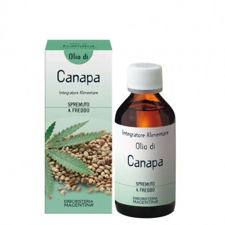 Erboristeria Magentina Olio Vegetale Di Canapa per Ridurre il Colesterolo
