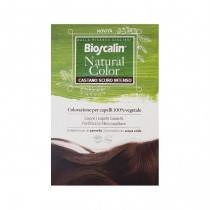 Bioscalin Natural Color Tinta 100% Vegetale Colore Castano Scuro