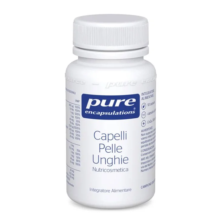 Pure Encapsulations Capelli Pelle Unghie 30 Capsule