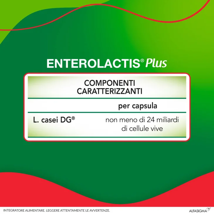 Enterolactis Plus Integratore di Fermenti lattici vivi 30 capsule
