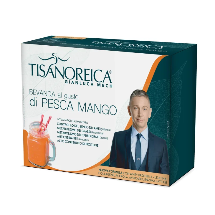 Tisanoreica Nuova Formula Bevanda Gusto Pesca e Mango Senza Glutine