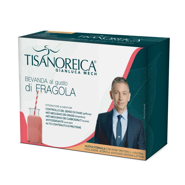 Tisanoreica Nuova Formula Bevanda Gusto Fragola Senza Glutine