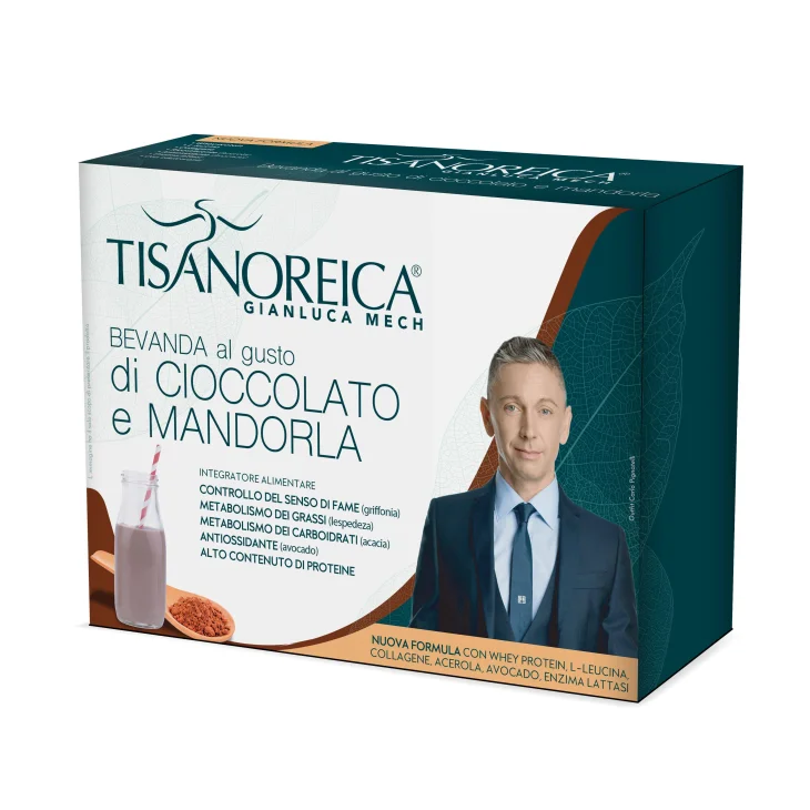 Tisanoreica Nuova Formula Bevanda Gusto Cioccolato e Mandorla Senza Glutine