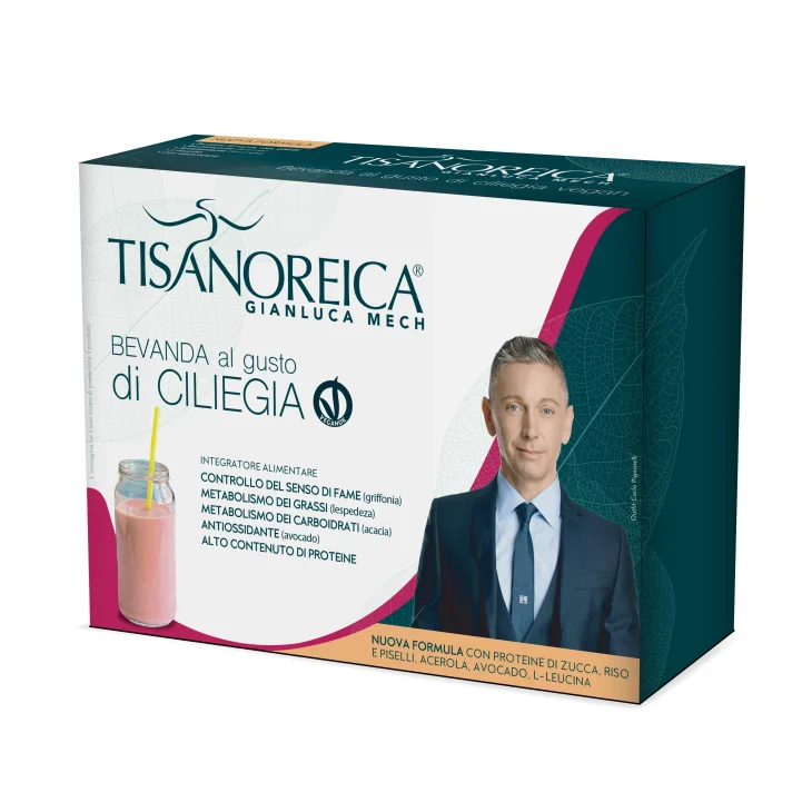 Tisanoreica Nuova Formula Bevanda Gusto Ciliegia Vegan Senza Glutine