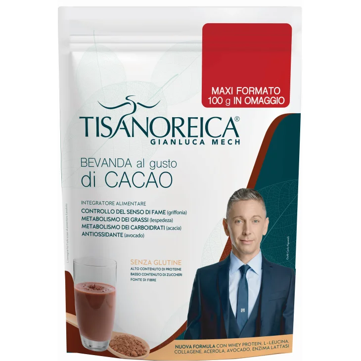 Tisanoreica Nuova Formula Bevanda Gusto Cacao Senza Glutine POT 500 Gr