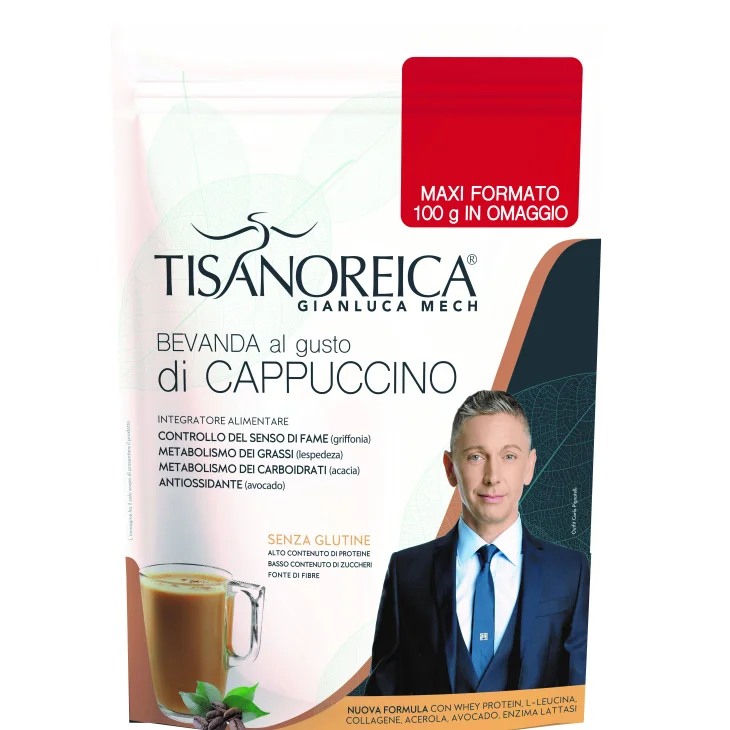Tisanoreica Nuova Formula Bevanda Gusto Cappuccino Senza Glutine POT 500 Gr