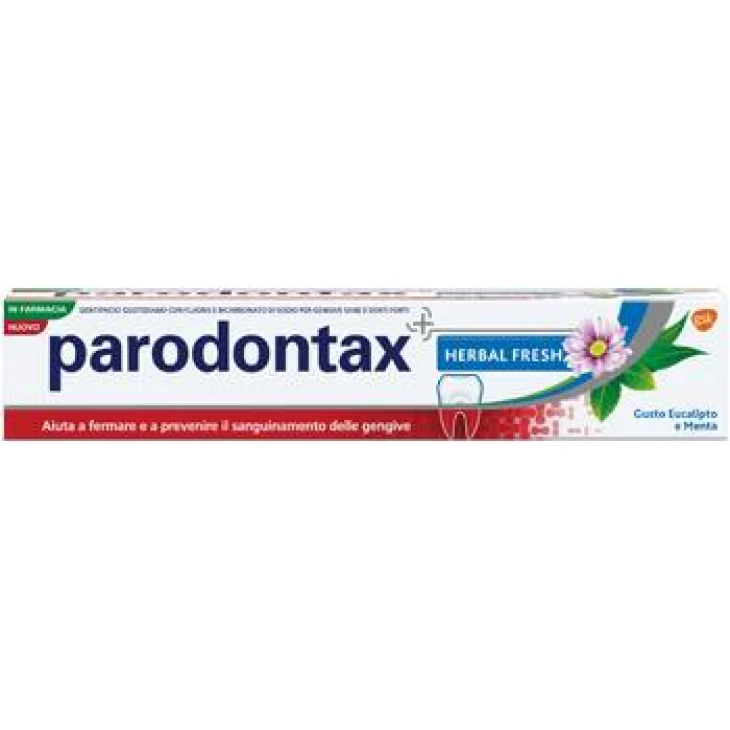 Paradontax Herbal Fresh Dentifricio Gusto Eucalipto e Menta  75 ml