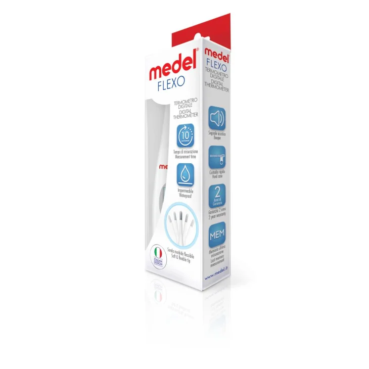 Medel Flexo Termometro Digitale Sonda Morbida
