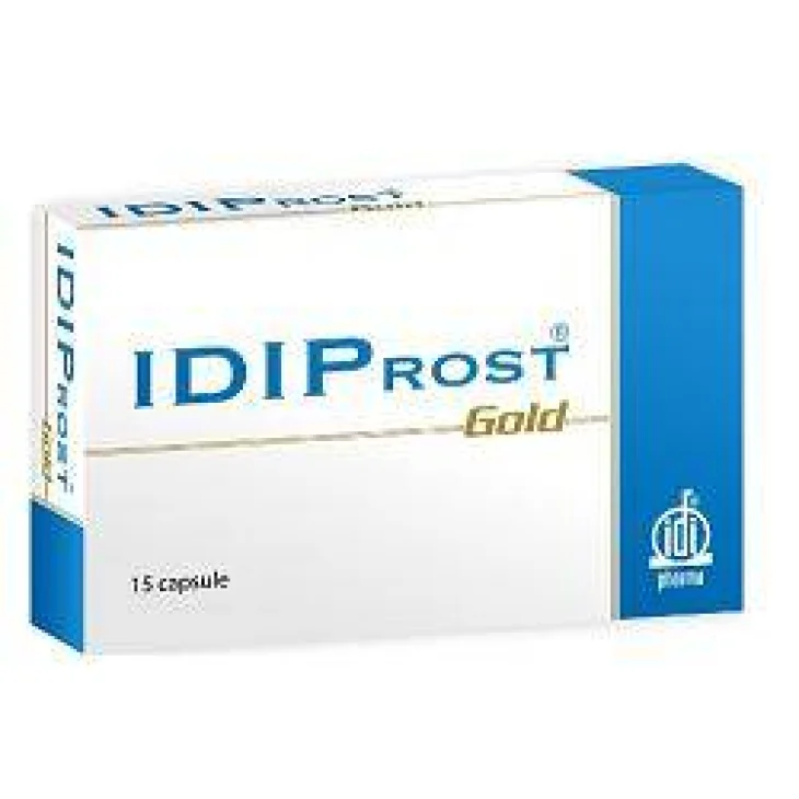 Idi Idiprost Gold Integratore per il benessere delle vie urinarie 15 capsule