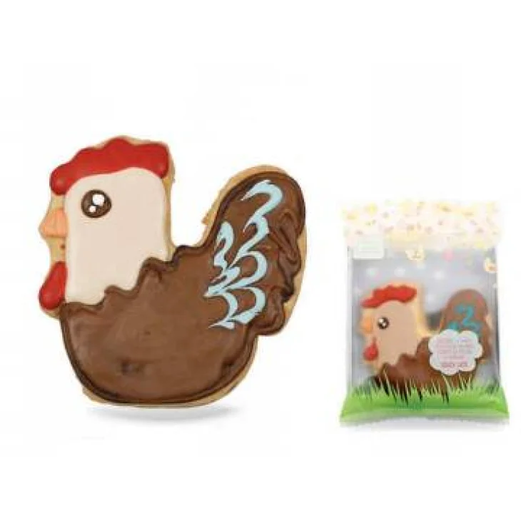 Gallo Elvis Biscotto Decorato a Mano 60 grammi