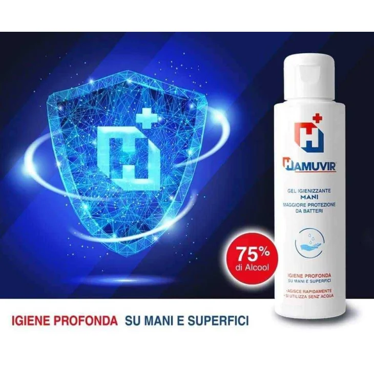 Hamuvir Gel Igienizzante Mani