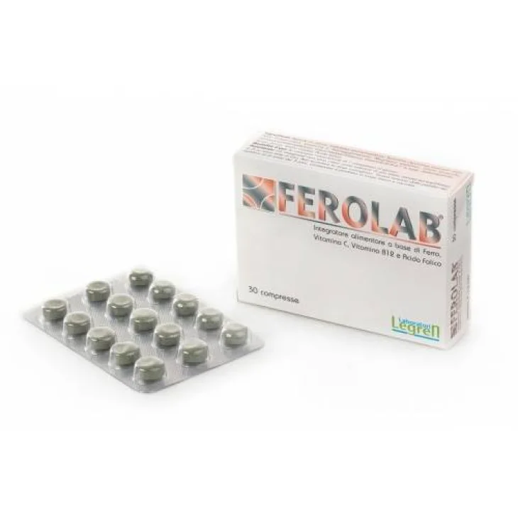 Laboratori Legren Ferolab Integratore di Ferro 30 compresse