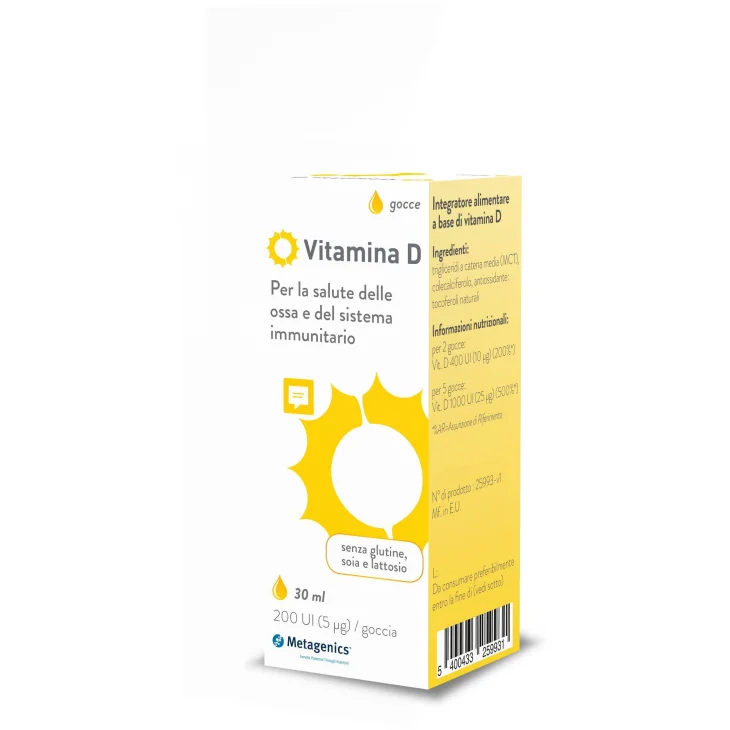 Metagenics Vitamina D Liquido Salute Ossa 30 ML