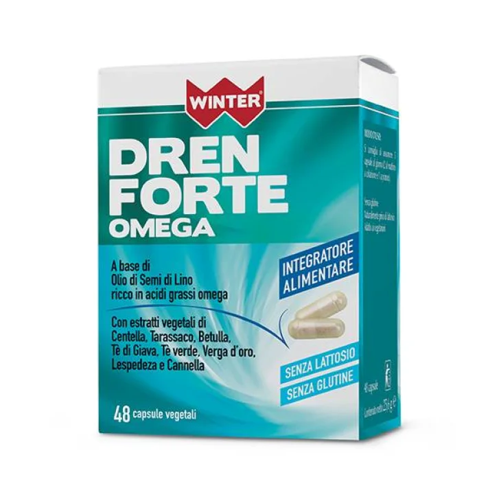Winter Dren Forte Omega Integratore Drenante  48 capsule vegetali