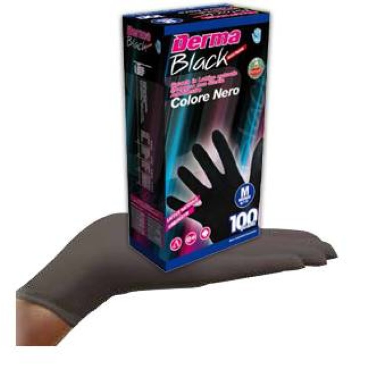 Derma Black Guanti in Lattice Naturale Misura S