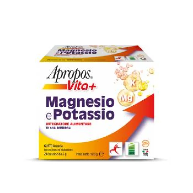 Apropos Vita+ Magnesio e Potassio 24 bustine