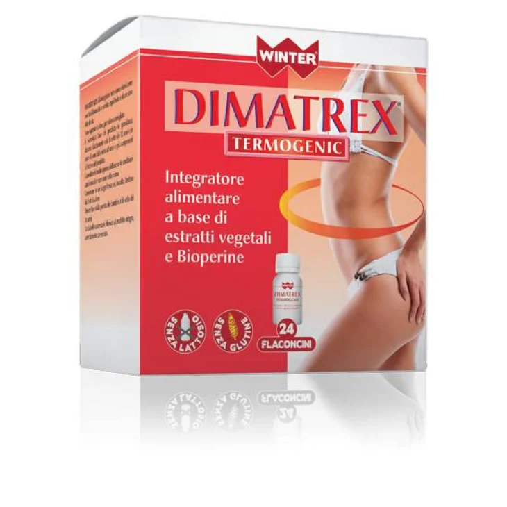 Winter Dimatrex Termogenic Integratore Dimagrante 24 flaconcini
