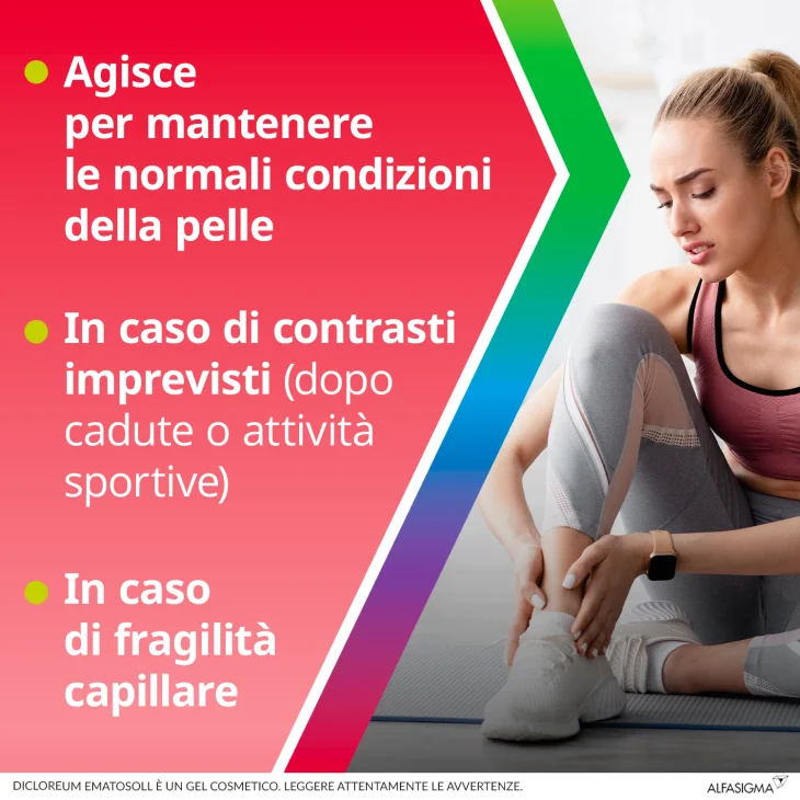 Dicloreum Ematosoll Emulsione Gel per Ematomi 50 ML