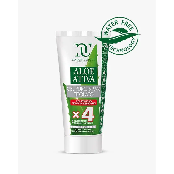 Natur Unique Aloe Attiva Gel Puro 99.9% Titolato 50 ML