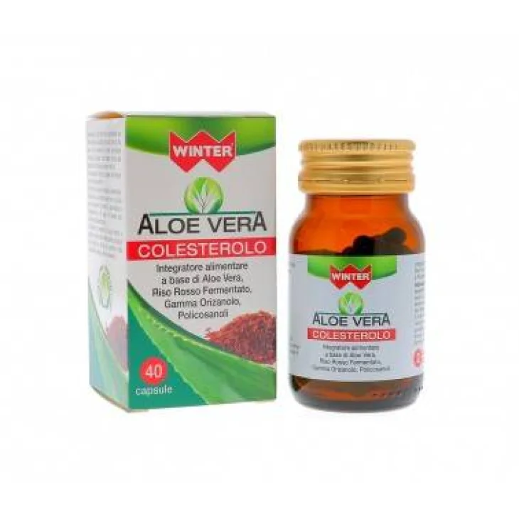 Winter Aloe Vera Colesterolo Integratore Controllo Colesterolo 40 capsule