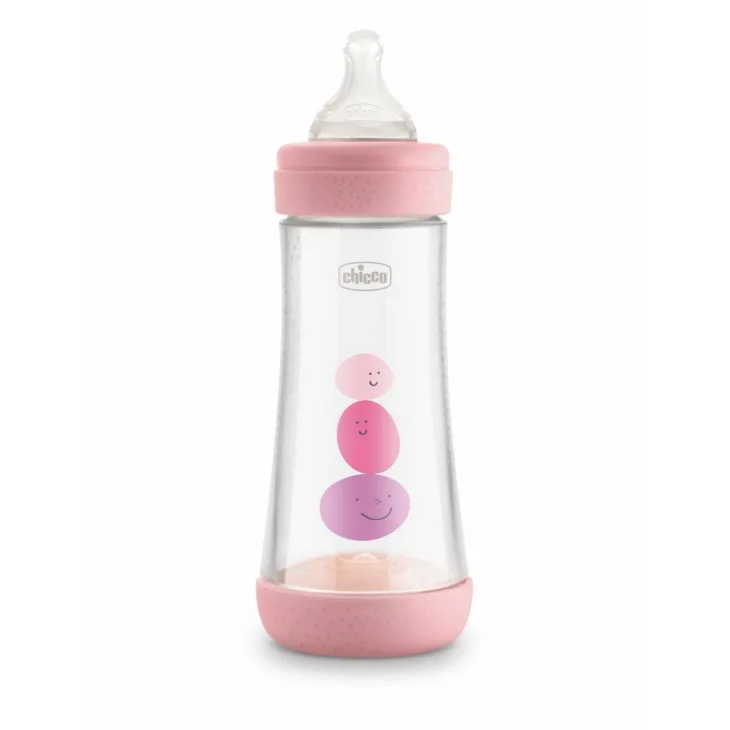 Chicco Perfect Biberon Biofunzionale Flusso Veloce Girl 300 ml