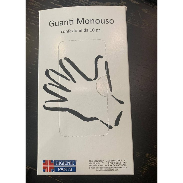 Higienic Pants Guanti in Lattice Monouso Taglia M 10 pezzi