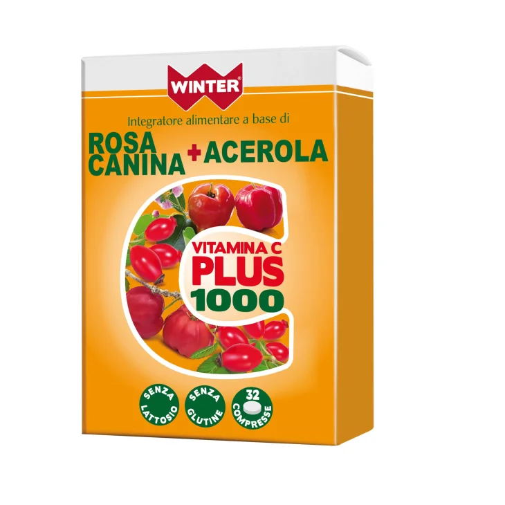 Winter Vitamina C Plus 1000 Rosa Canina e Acerola 32 compresse