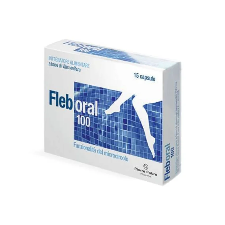 Fleboral 100 Integratore Benessere Gambe 15 capsule